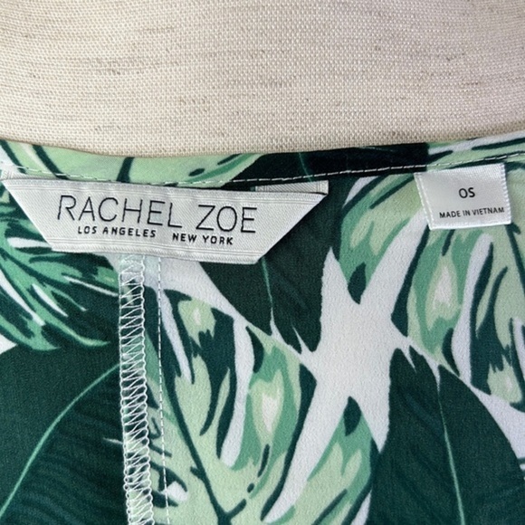 RACHEL ZOE PALM PRINT DUSTER COVER UP SZ OS - Picture 12 of 14